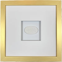 La Creme Memoire Intaglio 1 Framed Artwork - 8 x 8