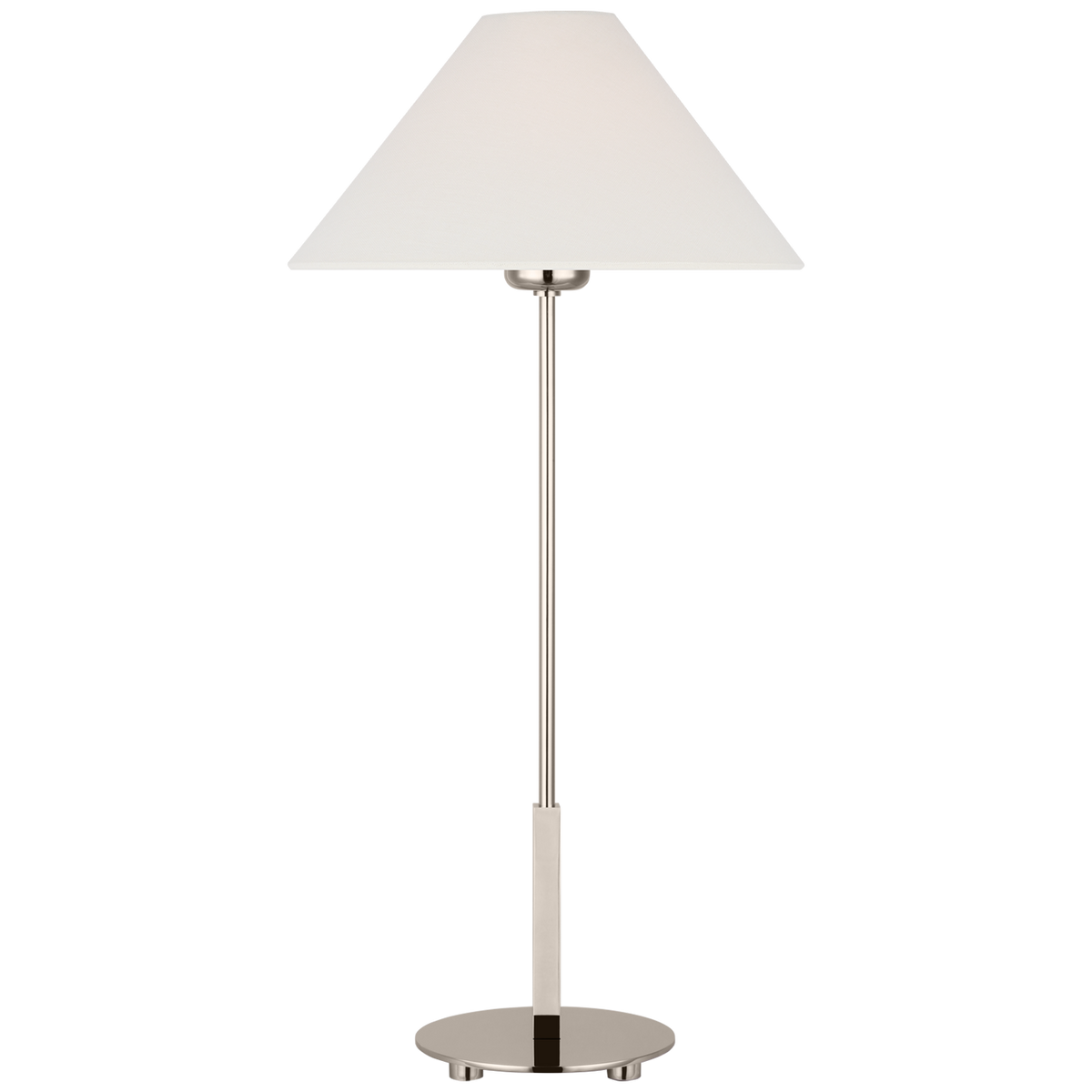 Hackney Cordless Accent Lamp 24 Inch - Polished Nickel