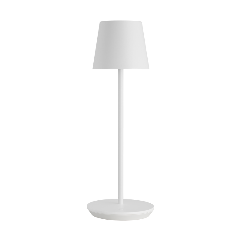 Nevis Accent Rechargeable Table Lamp - Matte White