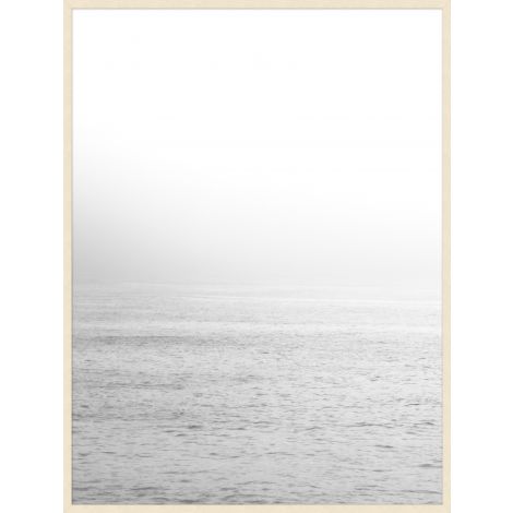 White Seas 1 by Lillian August Photograph Artwork Pickled White Frame - 46.5 x 61.5