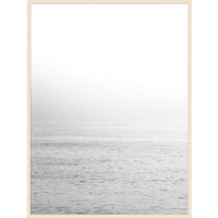 White Seas 1 by Lillian August Photograph Artwork Pickled White Frame - 46.5 x 61.5