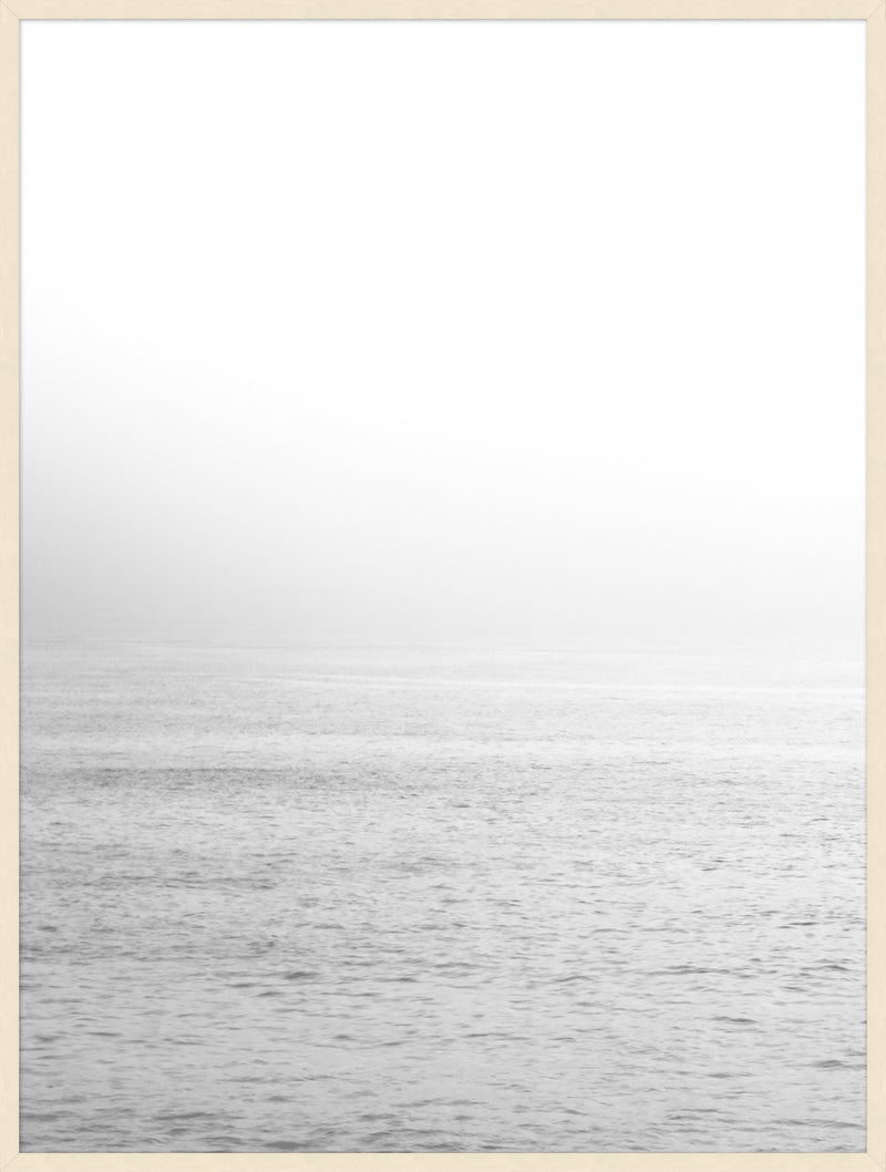 White Seas 1 by Lillian August Photograph Framed Artwork - 46.5 x 61.5