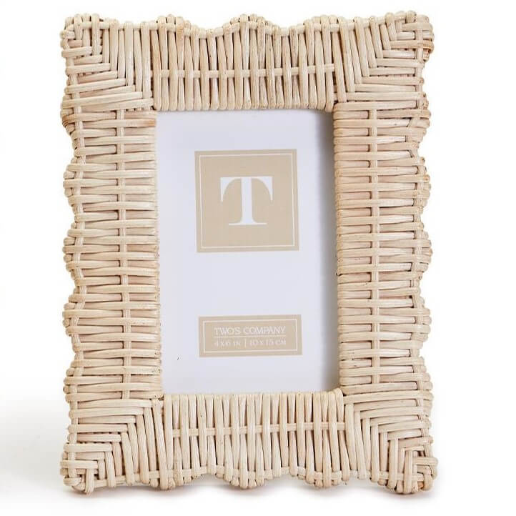 Wicker Weave Photo Frame - Hand Woven Rattan