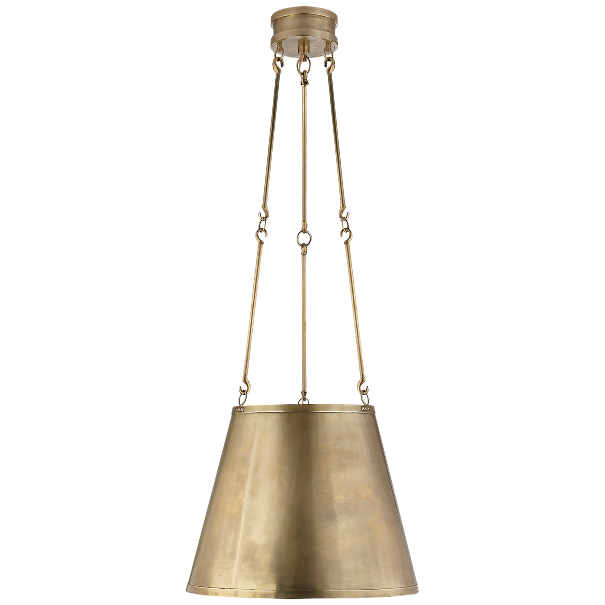 Lily Handing Shade - Natural Brass