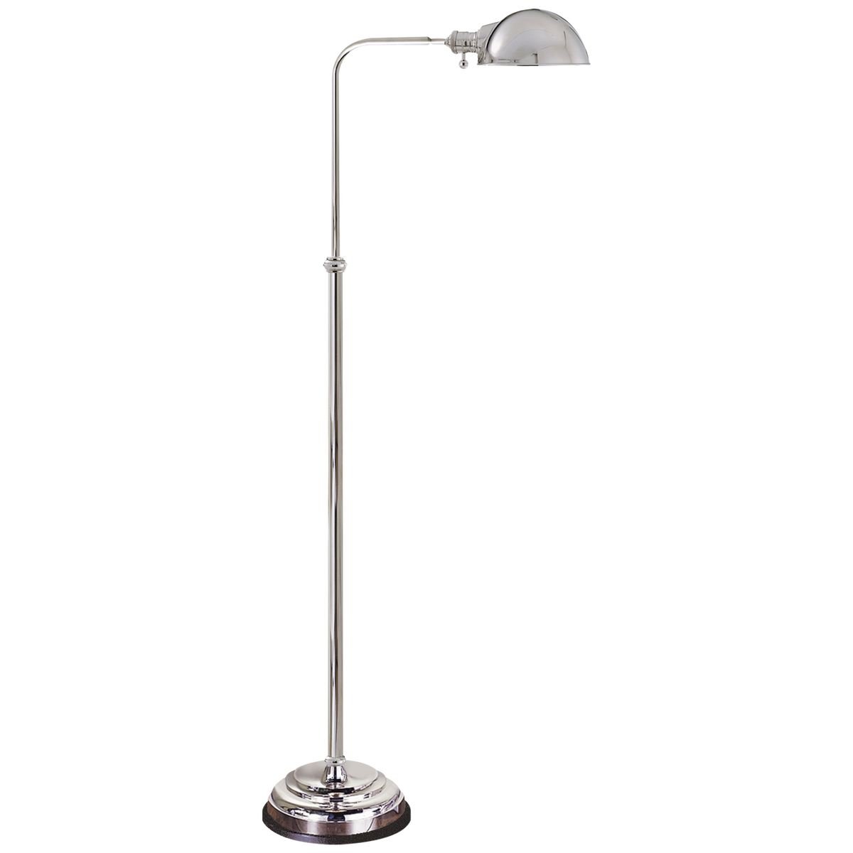 Apothecary Floor Lamp - Polished Nickel