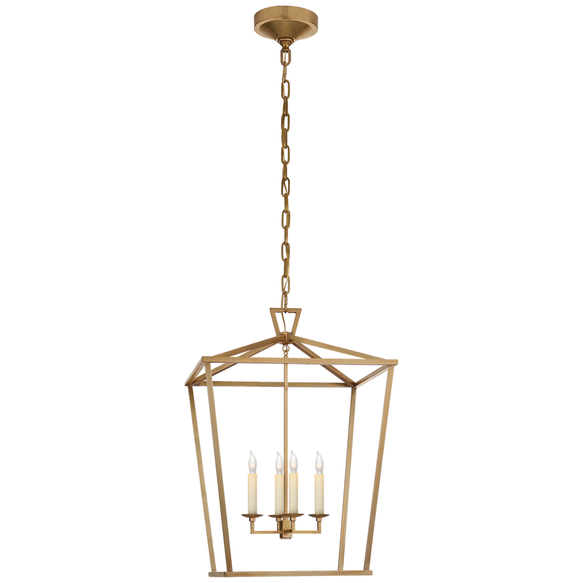 Darlana Lantern Medium - Antique Burnished Brass