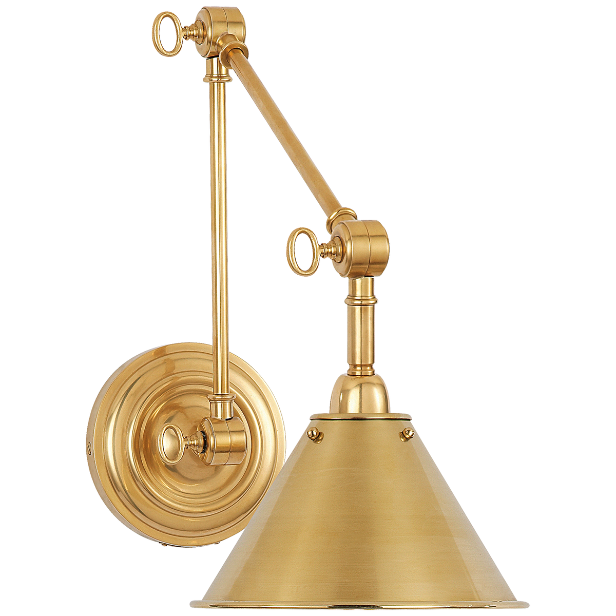 Anette Library Light - Natural Brass