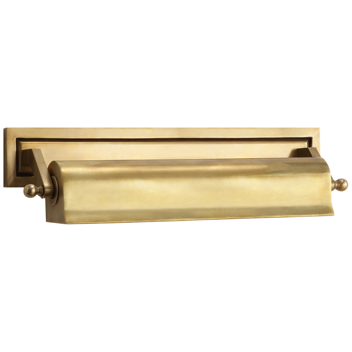 Library Picture Light 16 Inch - Hand Rubbed Antique Brass
