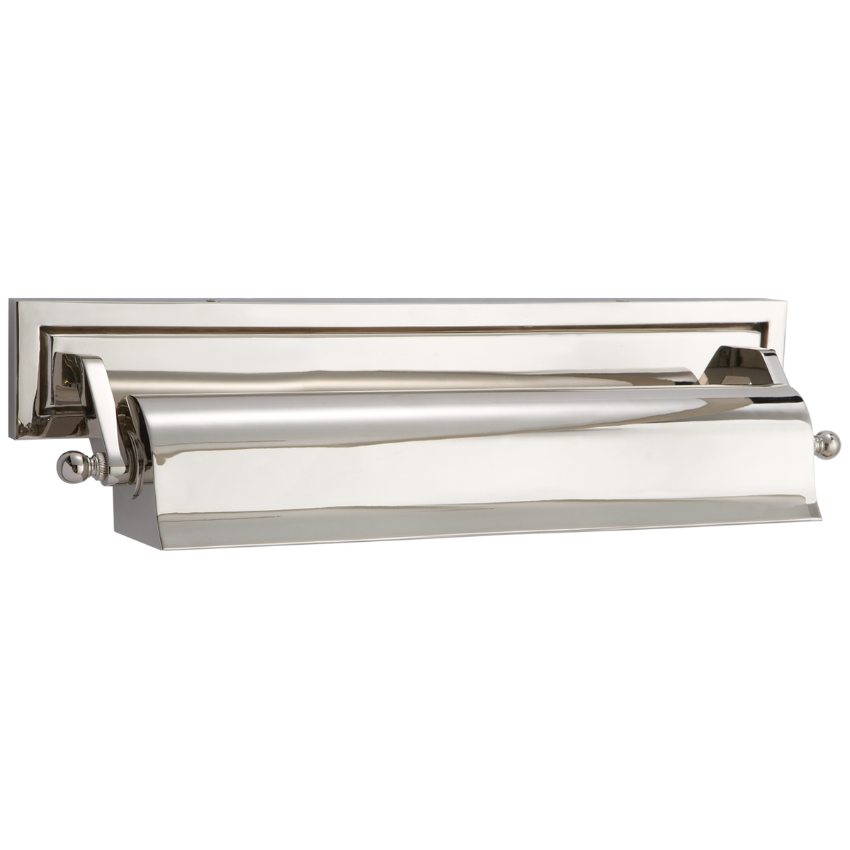 Library Picture Light 16 Inch - Polished Nickel