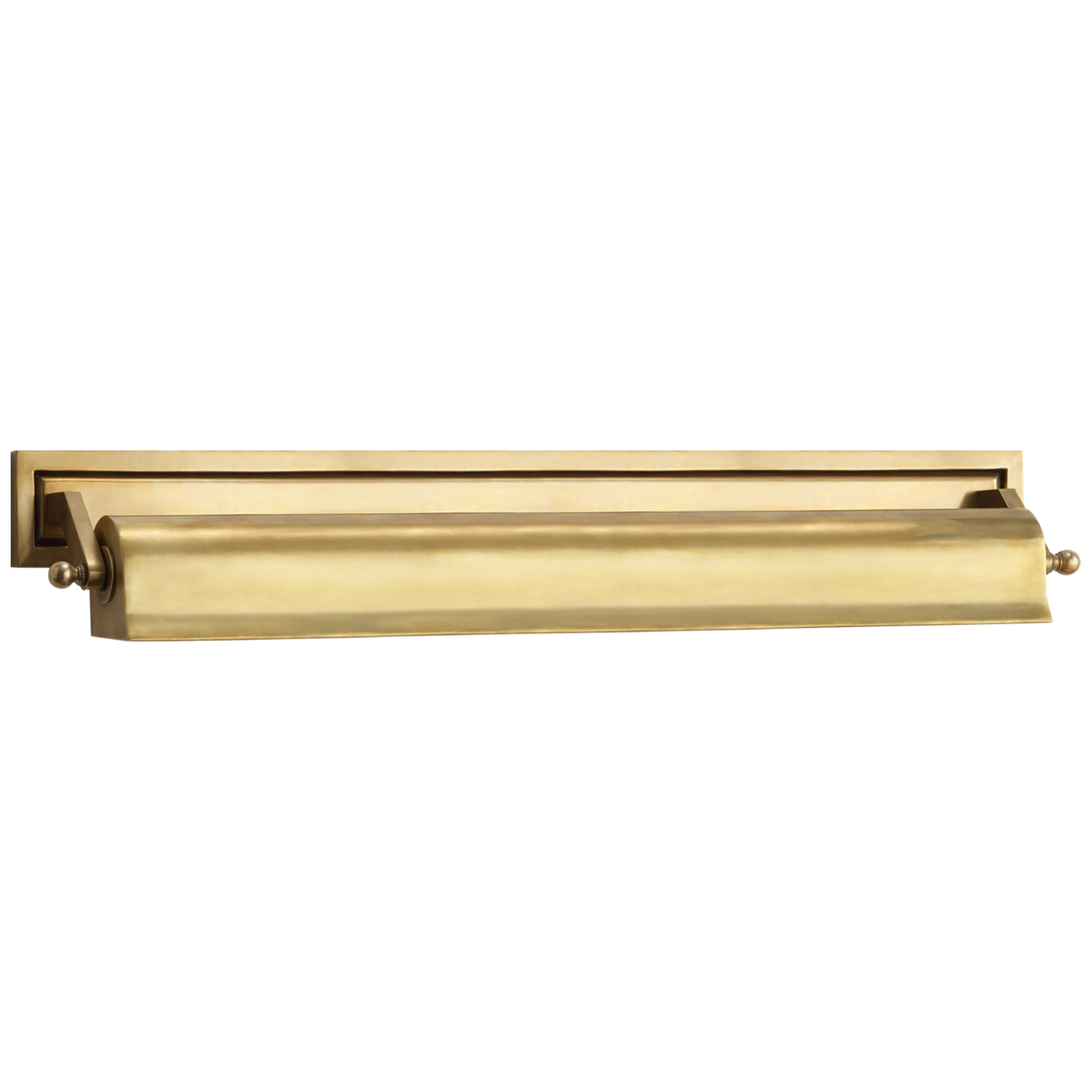Library Picture Light 22 Inch - Hand Rubbed Antique Brass