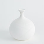 Alabaster Teardrop Fat Bottom Vase