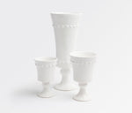 Erin White Medium Vase