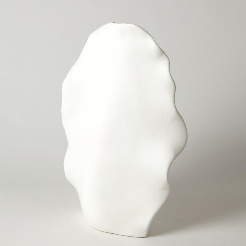 Tall Kelp Vase - Matte White
