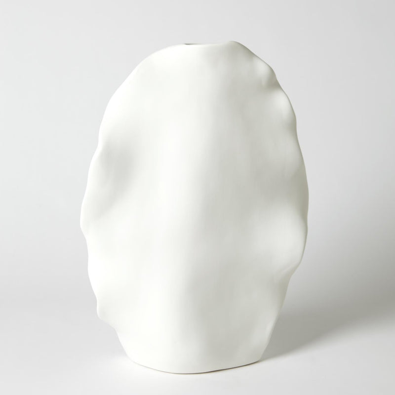 Tall Kelp Vase - Matte White