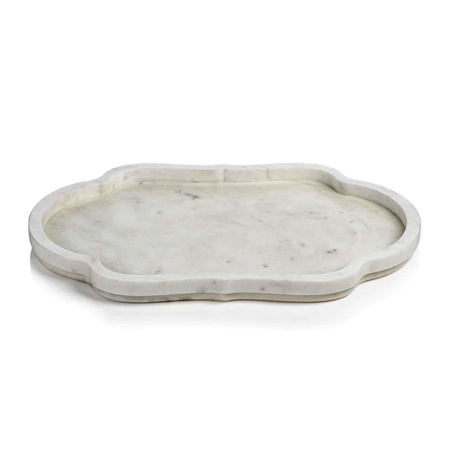 Marble Tray Pietre White - Large