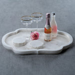 Pietre White Marble Tray - Large